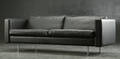 Hans J. Wegner. 2½-pers. sofa, læder, model Century 2000 