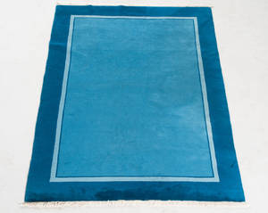 China, Teppich, blau monochrom, 230 x 150 cm