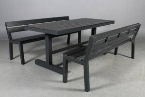 Bænkesæt, to bænke samt bord 3