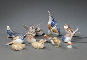 Kgl. Porcelæn samt Bing  Grøndahl. Samling figurer 12