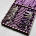 TESKEDAR, 6st, silver, 1800-tal