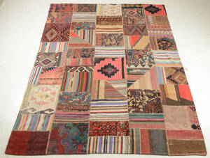 Persisk patchwork kelim, 300x230 cm. 