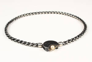 From, lås og halskæde, sterling sølv og guld 2