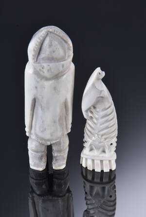 Grønlandica. To tupilakker. 2 