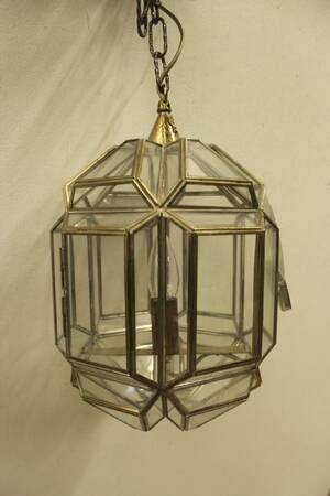 Hallampa, glas metall