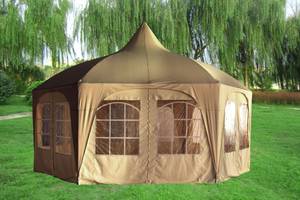 Arabrisk telthavepavillon. 5,6 x 3,5 M.
