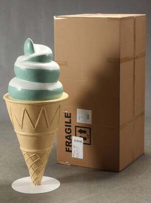 Par top is på metalfod til dekorationsbrug. 2 Denne vare er sat til omsalg under nyt varenummer 4080387