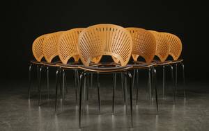 Nanna Ditzel, Trinidad stole, model 3298, bøg 8 