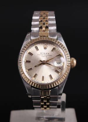 Rolex Datejust damearmbåndsur Denne vare er sat til omsalg under nyt varenummer 4112625