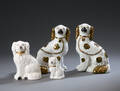 Samling Staffordshire hunde 4