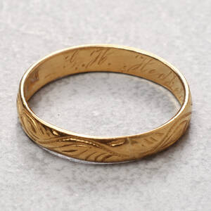 RING, Guld 23k, 2.6g