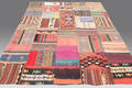 Matta, Kelim patchwork, 256 x 202 cm.