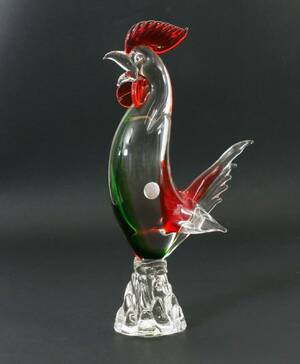 Figurin i konstglas, Murano, Italien