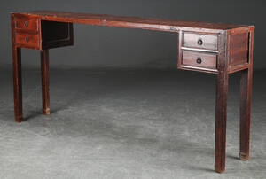Konsol af hardwood, 1900-tallets 2. halvdel