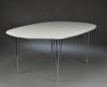 Piet Hein. Super Ellipse spisebord med to tillægsplader3
