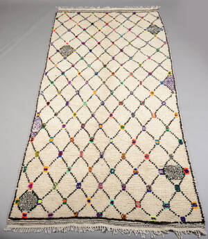 Marokkansk Berber tæppe, 308x157 cm.