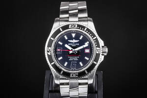 Breitling SuperOcean herrearmbåndsur af stål, ref. A17391