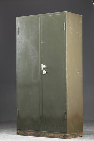 Brandskab af metal, 1950erne