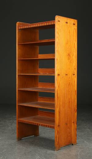 Martin Nyrop. Lille reol tegnet til Københavns Rådhus, Martin Nyrop 1849-1921. 