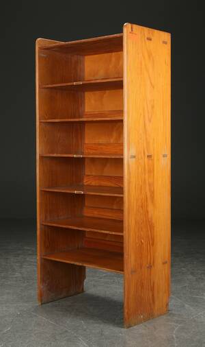 Martin Nyrop. Lille reol tegnet til Københavns Rådhus, Martin Nyrop 1849-1921. 