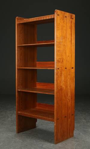 Martin Nyrop. Lille reol tegnet til Københavns Rådhus, Martin Nyrop 1849-1921. 