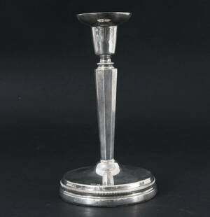 Ljusstake i sterlingsilver, 1900-talets andra hälft