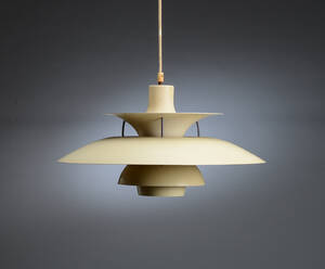 Poul Henningsen. Pendel PH5, hvidlakeret