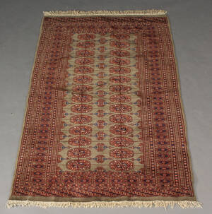 Afghansk håndknyttet tæppe, 150 x 99 cm.