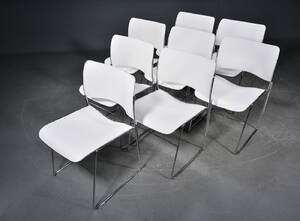 David Rowland, otte stabelbare stole model 404 8