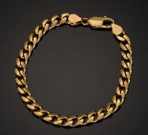Panser armlænke af 18 kt. guld