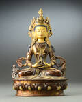Buddha af bronze, 1900-tallet