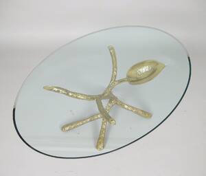 Coffee Table der 197080er Jahre im Stile von Jacques Duval-Brasseur