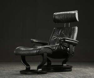 Stressless. Lænestol samt skammel 2