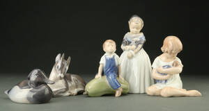 Royal Copenhagen. Figurer af porcelæn 5