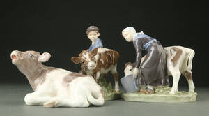 Royal Copenhagen. Tre figurer 3