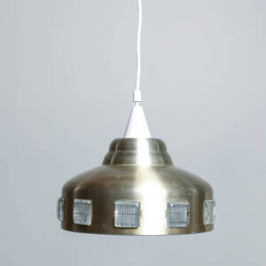 TAKLAMPA, plåt, ca 1970-tal