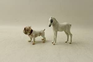 Figuriner, 2 st. häst hund