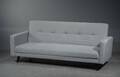 Sovesofa med gråt betræk