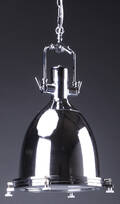 Pendel, krom, industrielt design. Denne vare er sat til omsalg under nyt varenummer 4913039
