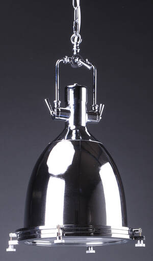 Pendel, krom, industrielt design. Denne vare er sat til omsalg under nyt varenummer 4913039