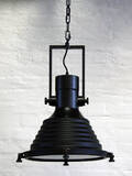 Pendel, sort, industrielt design. Denne vare er sat til omsalg under nyt varenummer 5079457