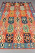 Afghansk Kelim, 100  uld, 203 x 310 cm