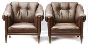 Clubfåtöljer ett par, 192030-tal