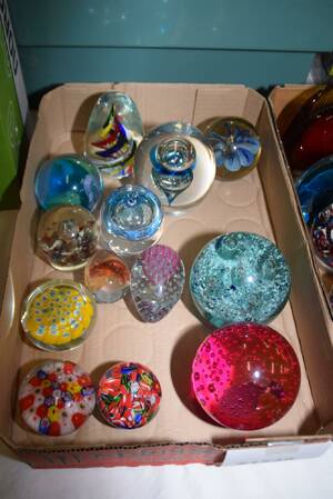 Brevpressar  konstglas
