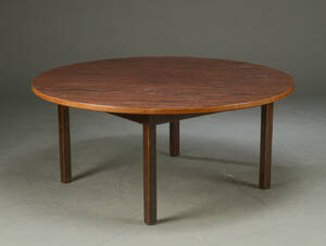 Sofabord med bordplade med laminat