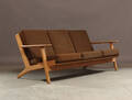 H. J. Wegner. Tre-pers. sofa, Ge-2903