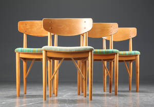 Fire stole af bøgetræ, dansk møbelproducent 4