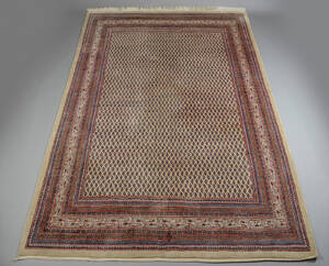 Persisk Sarough Mir tæppe, 327x221 cm. 