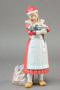 Royal Copenhagen. Porc. figur - nissepige 