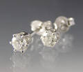 Par brillant ørestikker ca. 0.60 ct.